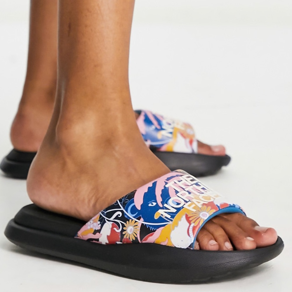 The North Face Pink Triarch Slides